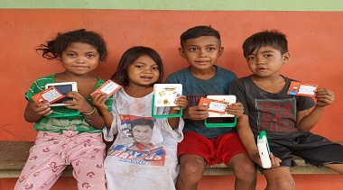 희망의 빛, 태양광랜턴 필리핀 민도로섬 배분 이야기