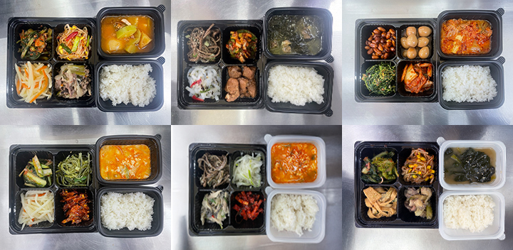 배고픈 어르신을 위한 안부 도시락